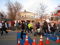 Race Photo  The 2009 running of the Holiday Hustle 5K put on by Running Fit in Dexter Michigan on a sunny but 28 degree on December 5, 2009. : 5K, Fitness, Race, Running, Kasdorf
